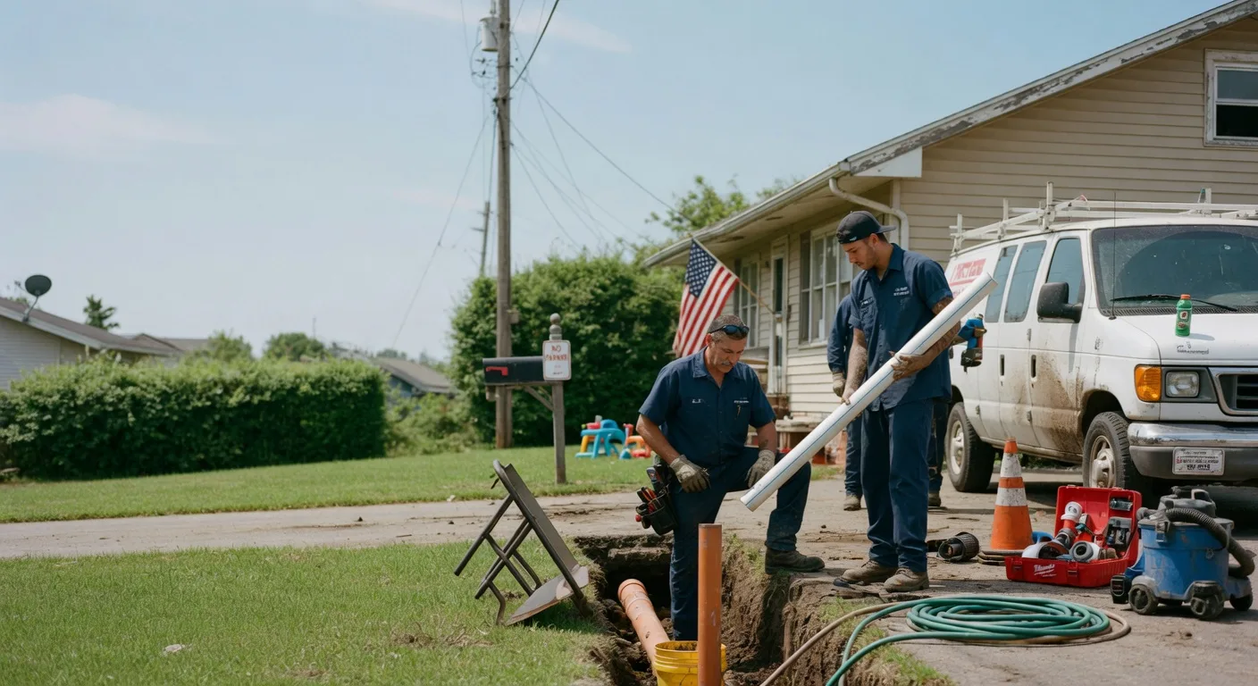 Sewer Line Inspection in New Home, TX